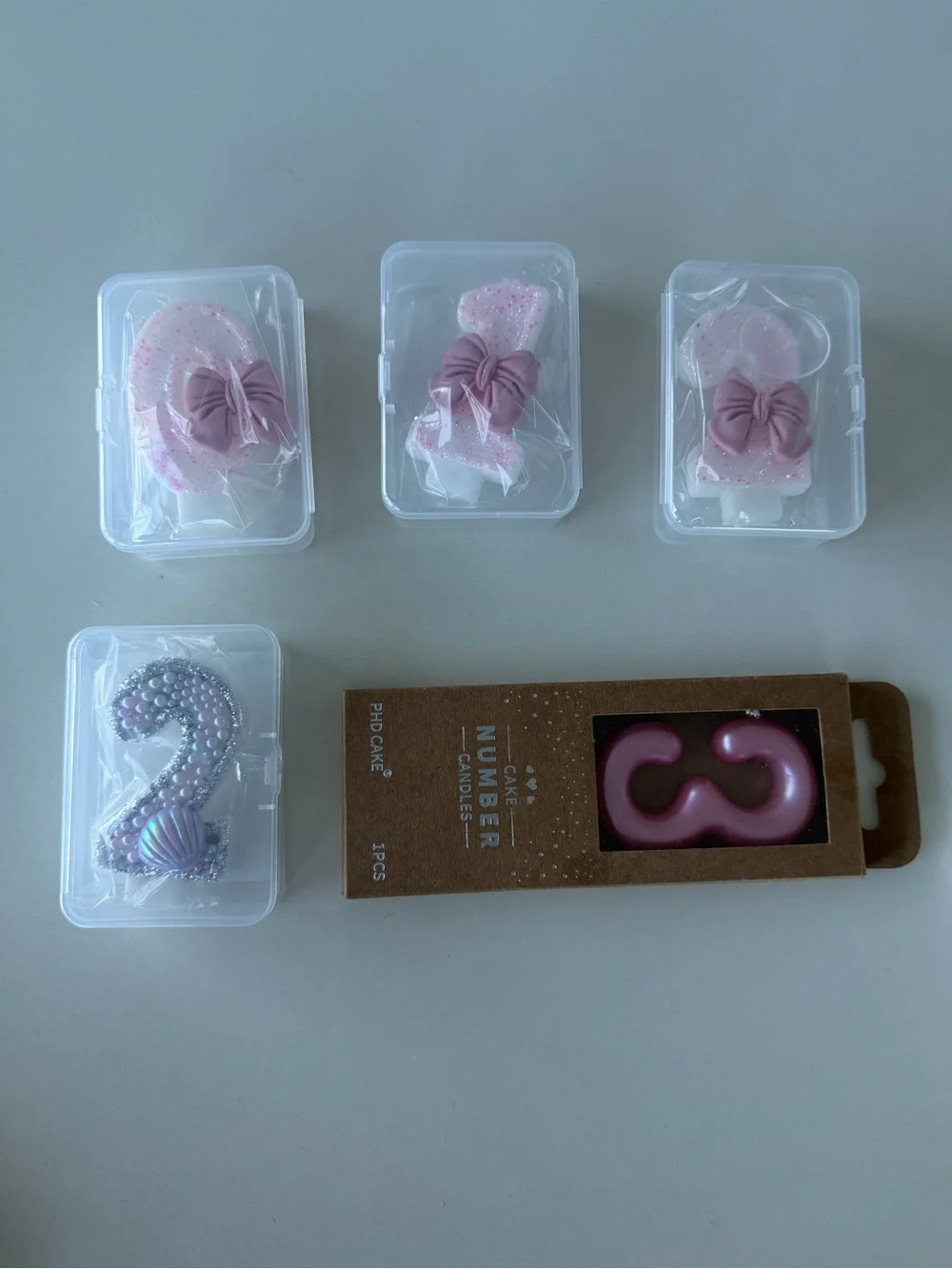 BUNDLE of 5 candles - Kids Party Accessory - NWT